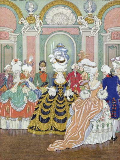 Scena da ballo, illustrazione da 
