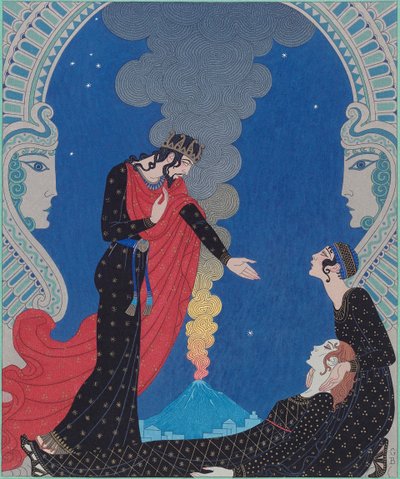 Empedocle, Dio supposto da Georges Barbier