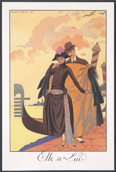 Falbalas et Fanfreluches, Almanacco per il 1924, Serenata da Georges Barbier