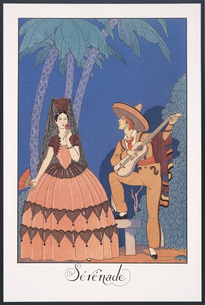 Falbalas et Fanfreluches, Almanacco per il 1924, Serenata da Georges Barbier