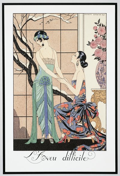 Falbalas et Fanfreluches, Almanacco per il 1924, La confessione difficile da Georges Barbier