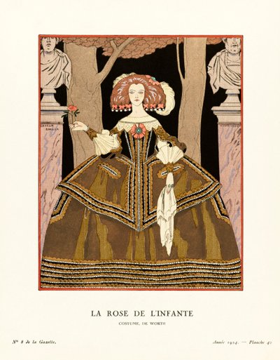 Illustrazione dalla Gazette du Bon Ton da Georges Barbier