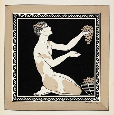 Nijinsky come fauno nel balletto L