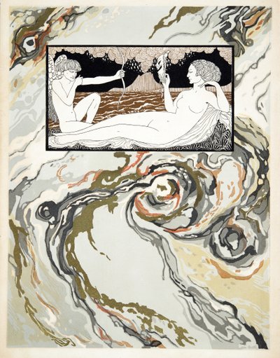 Personaggi di Commedia, Copertina, pub. 1922 da Georges Barbier