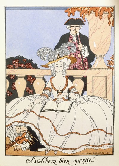La Lezione Ben Imparata da Georges Barbier