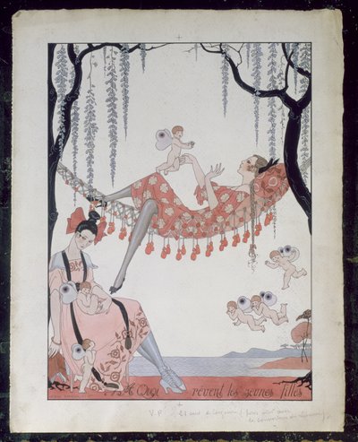Di cosa sognano le giovani donne? 1918 da Georges Barbier
