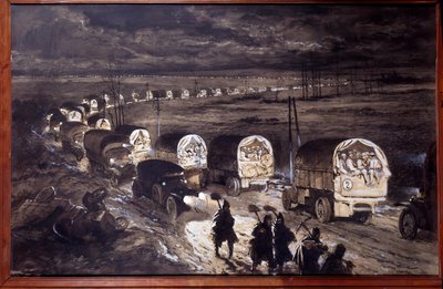 Prima Guerra Mondiale: La Via Sacra di Verdun da Georges Bertin Scott