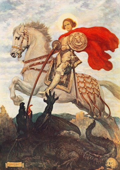 San Giorgio e il drago da Georges Bertin Scott