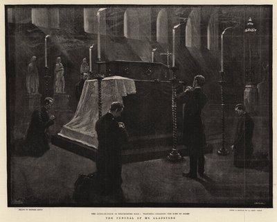 Il funerale di Mr Gladstone da Georges Bertin Scott