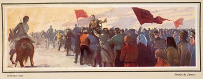 Rivoluzione, da Histoire des Soviets, pub. 1922 da Georges Carrey
