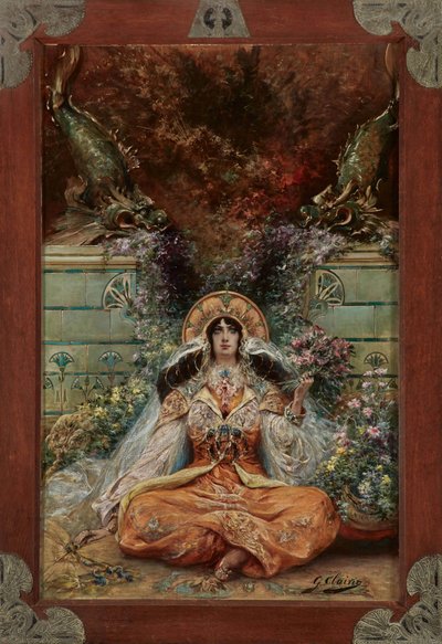 Sarah Bernhardt nel ruolo di Izeyl da Georges Clairin