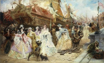 Il seguito reale da Georges Clairin