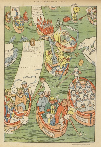 Illustrazione per Le Rire da Georges Delaw