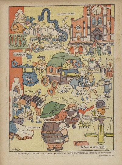 Illustrazione per Le Rire da Georges Delaw