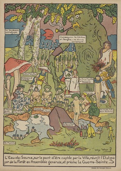 Illustrazione per Le Rire da Georges Delaw