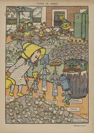 Illustrazione per Le Rire da Georges Delaw