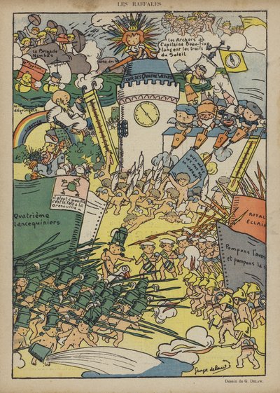 Illustrazione per Le Rire da Georges Delaw