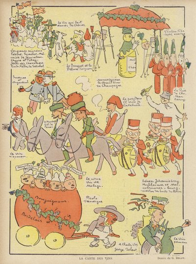 Illustrazione per Le Rire da Georges Delaw