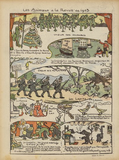 Illustrazione per Le Rire da Georges Delaw