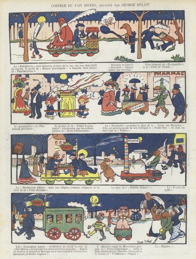 Illustrazione per Le Rire da Georges Delaw