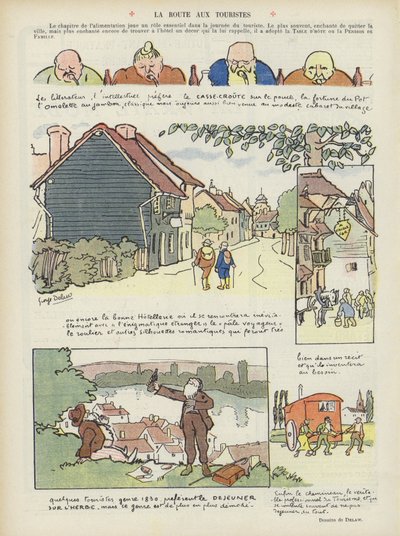 Illustrazione per Le Rire da Georges Delaw