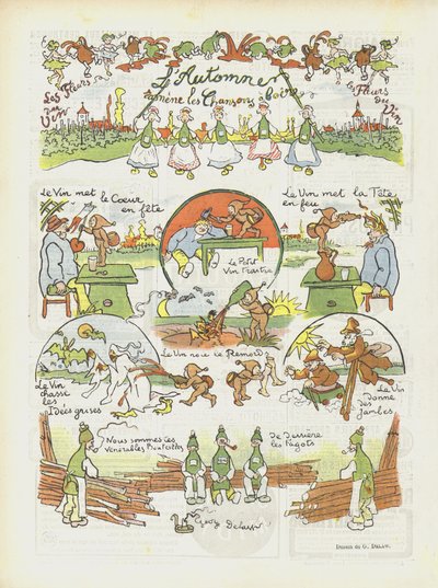 Illustrazione per Le Rire da Georges Delaw