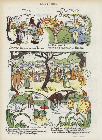 Illustrazione per Le Rire da Georges Delaw
