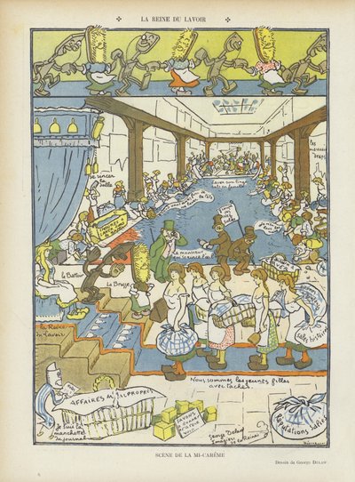 Illustrazione per Le Rire da Georges Delaw