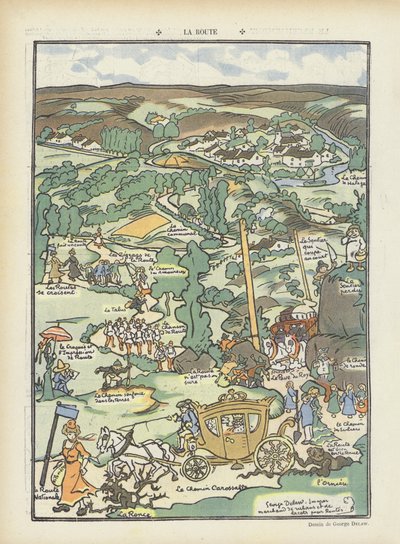 Illustrazione per Le Rire da Georges Delaw