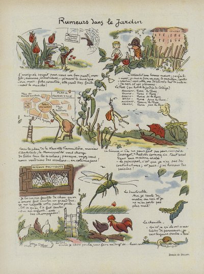 Illustrazione per Le Rire da Georges Delaw