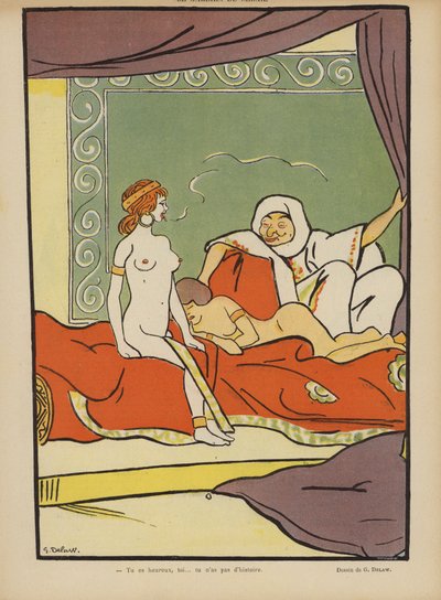 Illustrazione per Le Rire da Georges Delaw