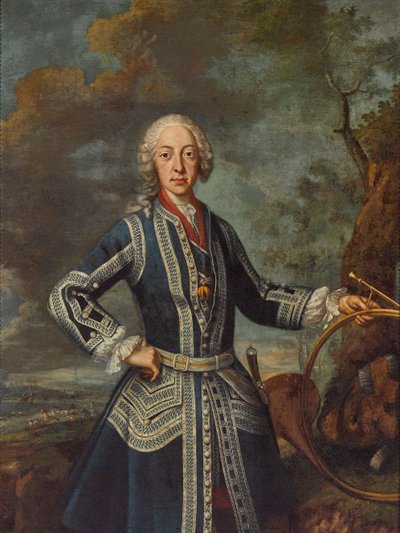 Massimiliano III Giuseppe in abito da caccia da Georges Desmarées