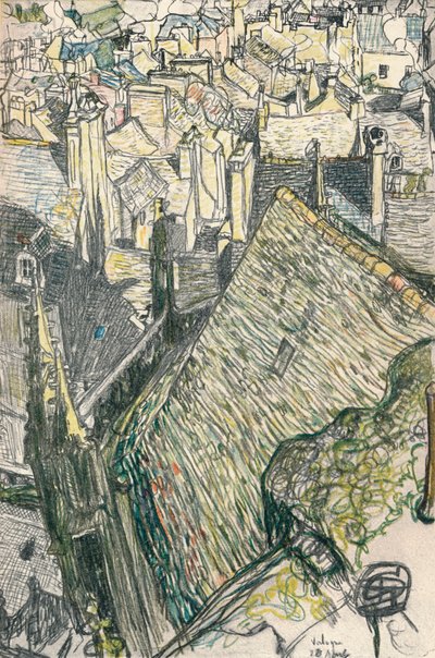 Vue De Valogne, c. 1911 da Georges Dupuis