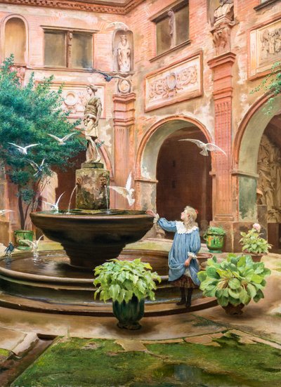 Il Chiostro Piccolo degli Agostiniani da Georges François Castex