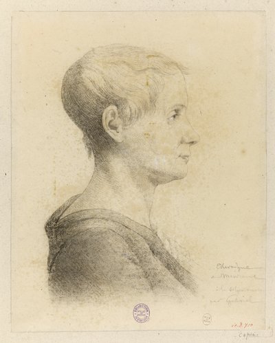 Ritratto di Anne-Josèphe Théroigne de Méricourt 1762-1817, 1816 da Georges François Marie Gabriel