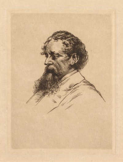 Ritratto di Charles Dickens da Georges Gorvel