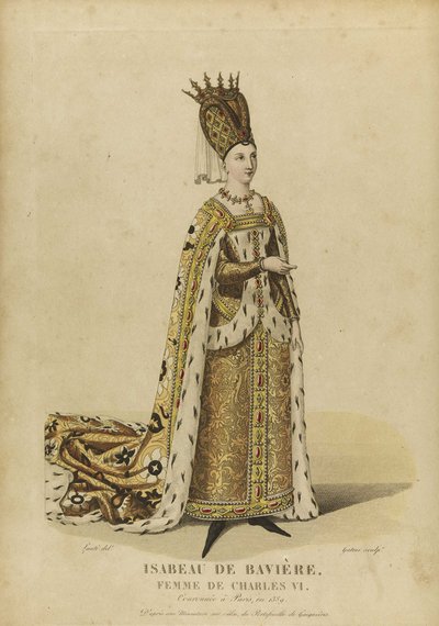 Isabella di Baviera, Regina di Francia da Georges Jacques Gatine