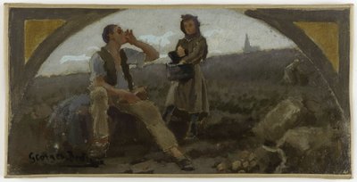 Schizzo per la sala da pranzo dell