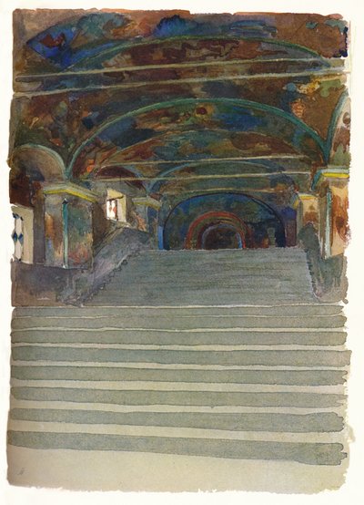 Ingresso alla Chiesa del Profeta Elia, Yaroslav, c. 1900, 1905 da Georges Kossiakoff