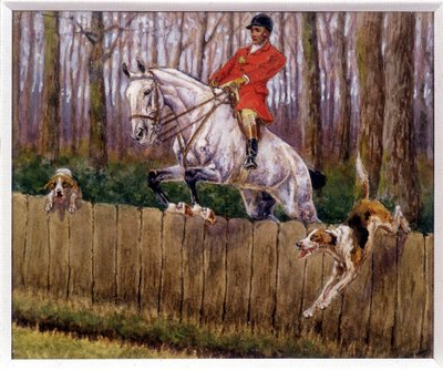 Caccia - disegno di Georges La Roque, circa 1900 da Georges La Roque