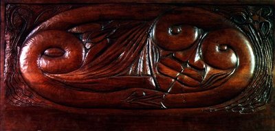 Esistenza, pannello di legno, c.1894 da Georges Lacombe
