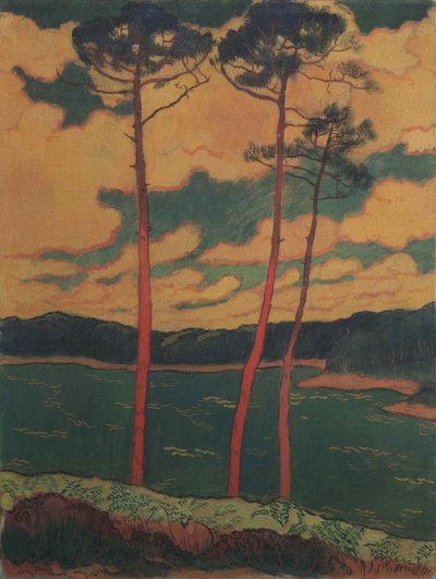 Les Pins rouges, 1888 da Georges Lacombe