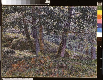 Querce e cespugli di mirtilli da Georges Lacombe