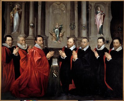 Il prevosto dei mercanti e gli scabini della città di Parigi nel 1611 da Georges Lallemand