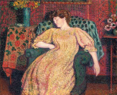 Endormie, o La Siesta, c.1906 da Georges Lemmen
