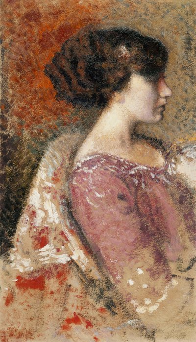 Ritratto di una giovane ragazza da Georges Lemmen