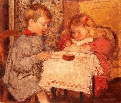 La cena delle bambole da Georges Lemmen