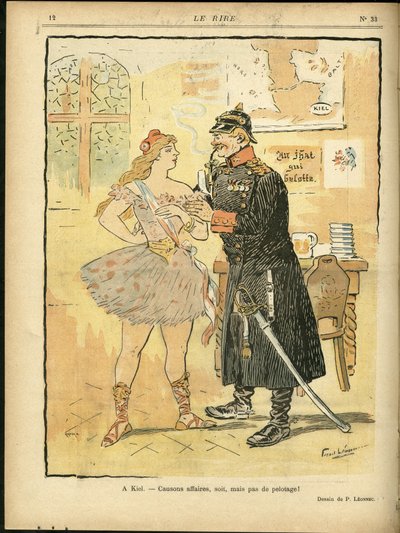 Illustrazione di Georges Leonnec (1881-1940) in Le Rire da Georges Leonnec