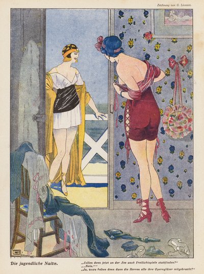 La giovane donna ingenua da Georges Leonnec