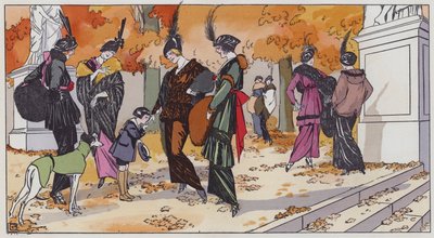 Moda femminile degli anni 1910 da Georges Leonnec